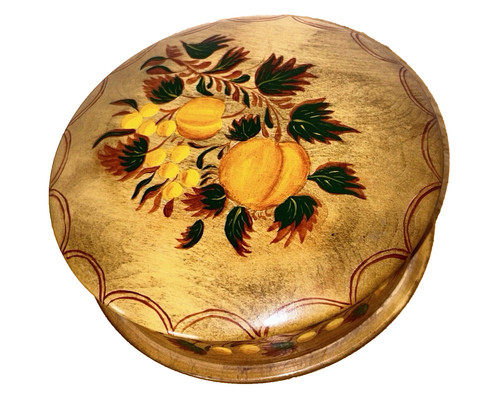 Scatola rotonda legno - in,