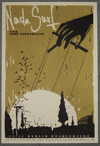 Konzert plakat nada surf with - plakat,