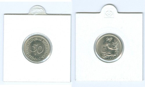 Brd pfennig nuovo - di, zecca