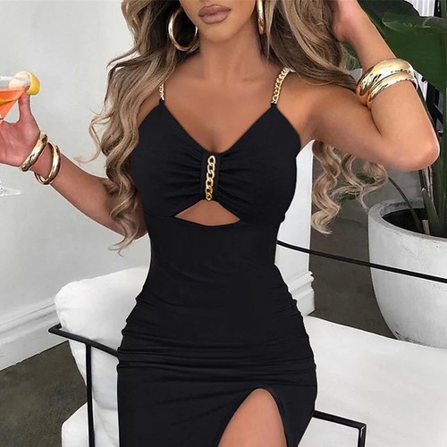 Mini abito donna - mini, nero