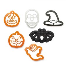 Kit 6 TAGLIAPASTA di Halloween - taglia pasta per Biscotti, Dolci, Decorazioni