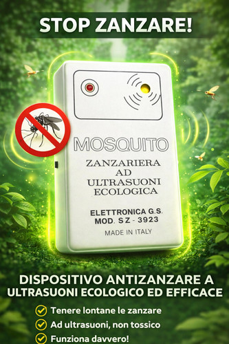 Scaccia zanzare ultrasuoni - zanzare,