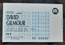 ticket billet used place