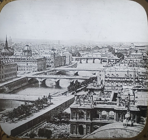 Bird eye view paris - view, of