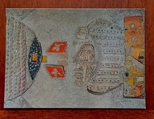 COSTANTINO NIVOLA, CARTOLINA BOZZETTO OLIVETTI NEW YORK 1953