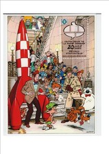 BLOC  n° 134 TINTIN FUSEE