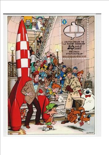 Bloc 134 tintin fusee - 134,