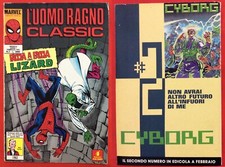 L'UOMO RAGNO CLASSIC N.2 BUONO 02/1991 STAR COMICS ADESIVI OMAGGIO MARVEL CORNO