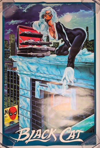 Poster rapina gioielli gatto - poster,