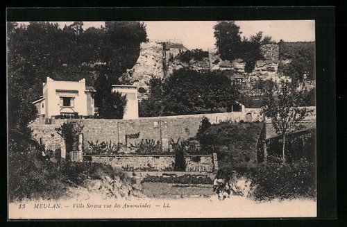 Cpa meulan villa - meulan,,
