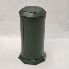 Custodia in pelle verde porta