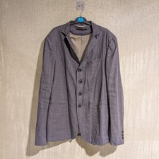 Blazer uomo ZARA lino grigio