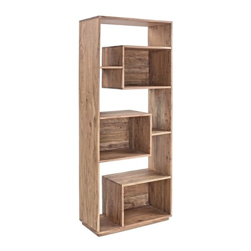 Libreria etnica vintage legno - libreria,