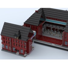 MOC-87184 Stralsund Municipio 7491 Ricambi Costruzione Giocattoli Regalo per Natale