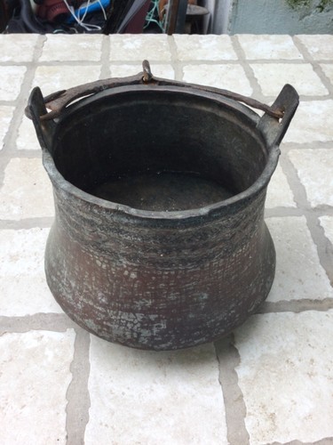 Antico paiolo rame - paiolo,