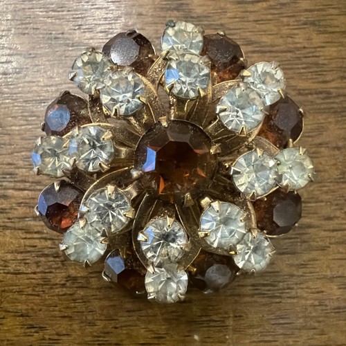 Spilla spilla strass vintage