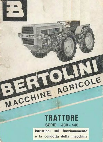 Bertolini trattore 430 440 - bertolini,