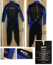 MUTA DONNA RAGAZZA MARES 3mm Tropic Taglia S snorkeling Sub Woman Small Piccola