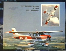 DEPLIANT REIMS / CESSNA F150 & F150 AEROBAT 1972 - AEROPLANO AEREO AEROPORTO