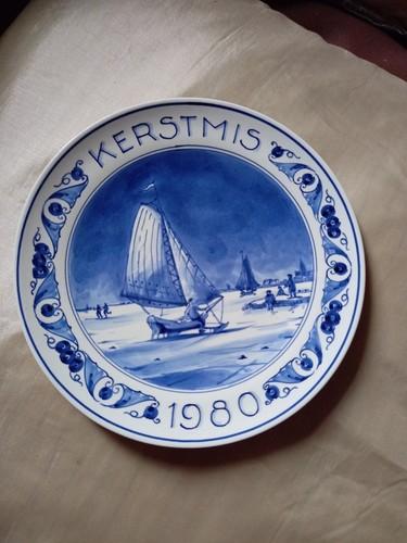 Kerstmis royal delft - piatto, da