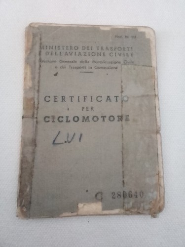 Libretto originale lambretta - libretto,