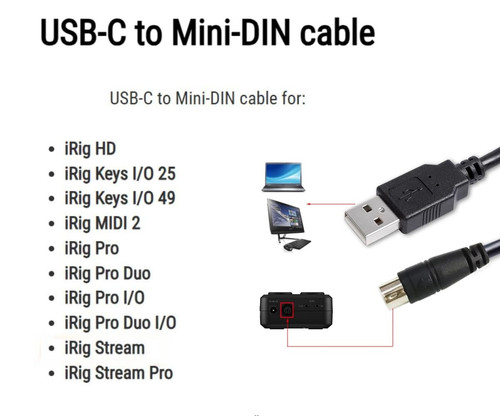 Cavo usb mini - usb, mini-din