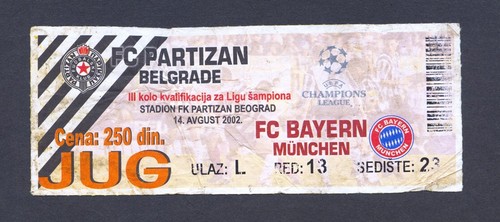 2002 partizan belgrado - ---,
