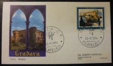 FDC ROMA - TURISTICA - GRADARA