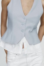 Zara top combinato gilet - zara,
