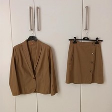 Completo donna beige vintage Address - giacca e gonna - taglia 42 M