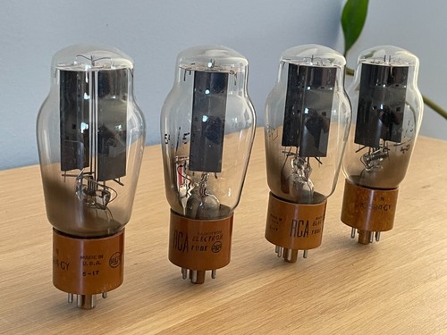 Four 5r4gy rca brown base - 5r4gy,