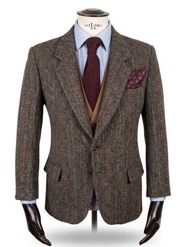 Vintage harris tweed 100 - tweed, 100%