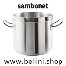 SAMBONET PROFESSIONALE Pentola Alta 24cm con coperchio