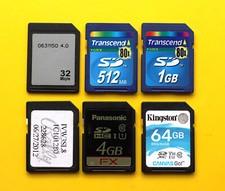 Kingston SanDisk Transcend Panasonic Swissbit 128 256 MB 4 64 GB SDHC RS-MMC