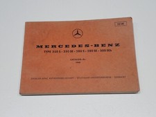 MERCEDES BENZ TYPE 250 S-250 SE-280 S-280 SE-300 SEb CATALOGO RICAMBI B 1968