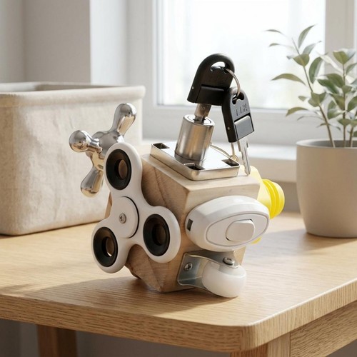 Cubo educativo legno - in,