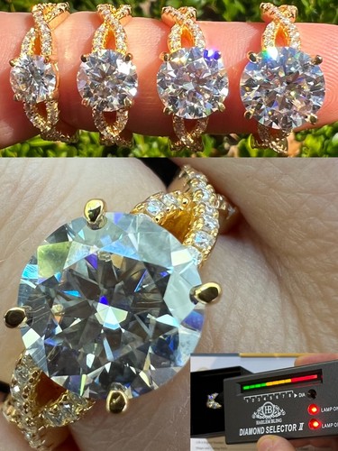 Anello moissanite fidanzamento - moissanite,