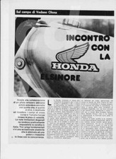 advertising Pubblicità -TEST MOTO HONDA ELSINORE CRM 250 '74 MX VINTAGE