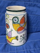 Giovanni De Simone Ceramica Sicilia Vaso Contenitore 20 Cm