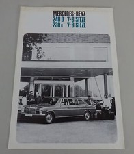 Brochure Mercedes-Benz W114 /8