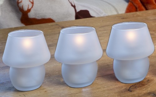 Set lampade olio - olio, bianche