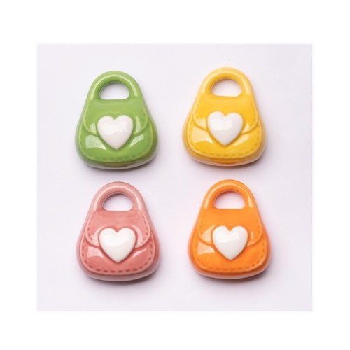 Magnete borsetta con cuore - borsetta,