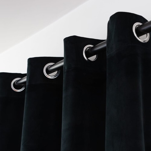 Tenda velluto nero con - tenda,