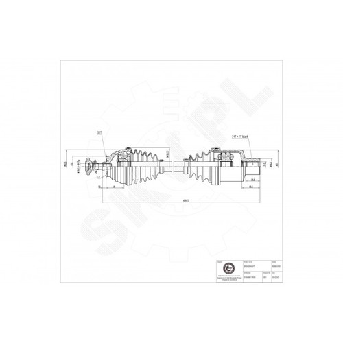 Albero trasmissione - albero, di