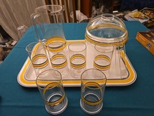 Guzzini serie Pagoda Designer - Servizio Da 6 + Caraffa, Vassoio e Portaghiaccio