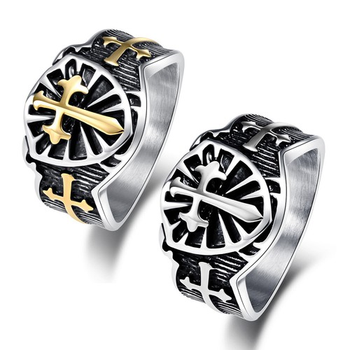 Anello vintage crociate croce - crociate,