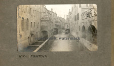Bella fotografia amatoriale/originale, Il Rio a Mantova 1900ca.