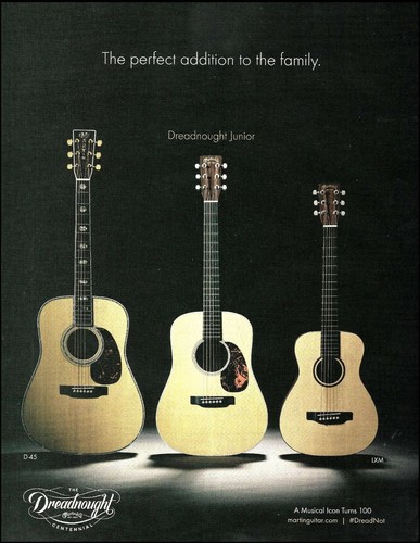 Pubblicità chitarra acustica