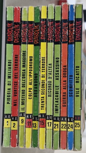 Lotto diabolik anno - anno, x