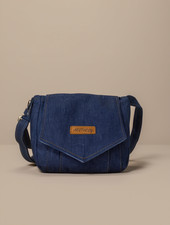 Borsa a tracolla in denim per